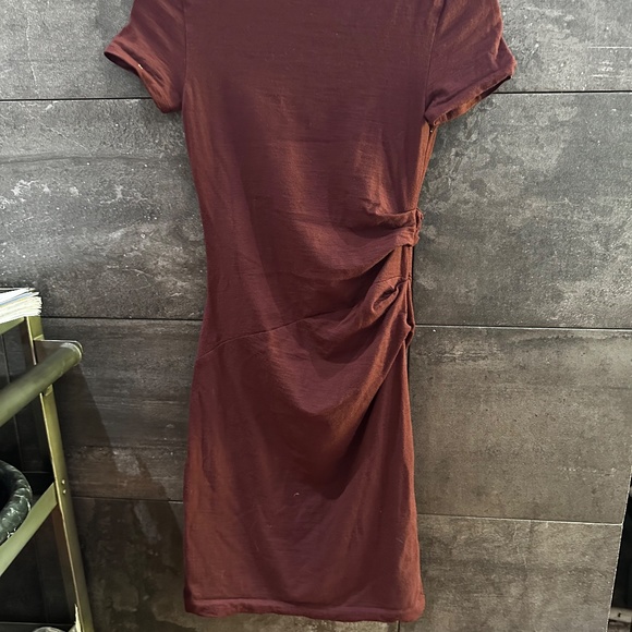 Brunello Cucinelli Rouched wool Bodycon dress with Monili Trim size XS - Picture 10 of 16